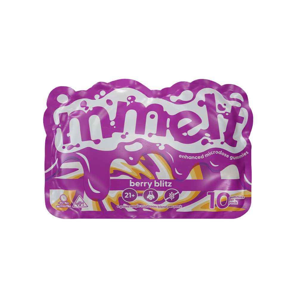 mmelt Mushroom Gummies | Berry Blitz