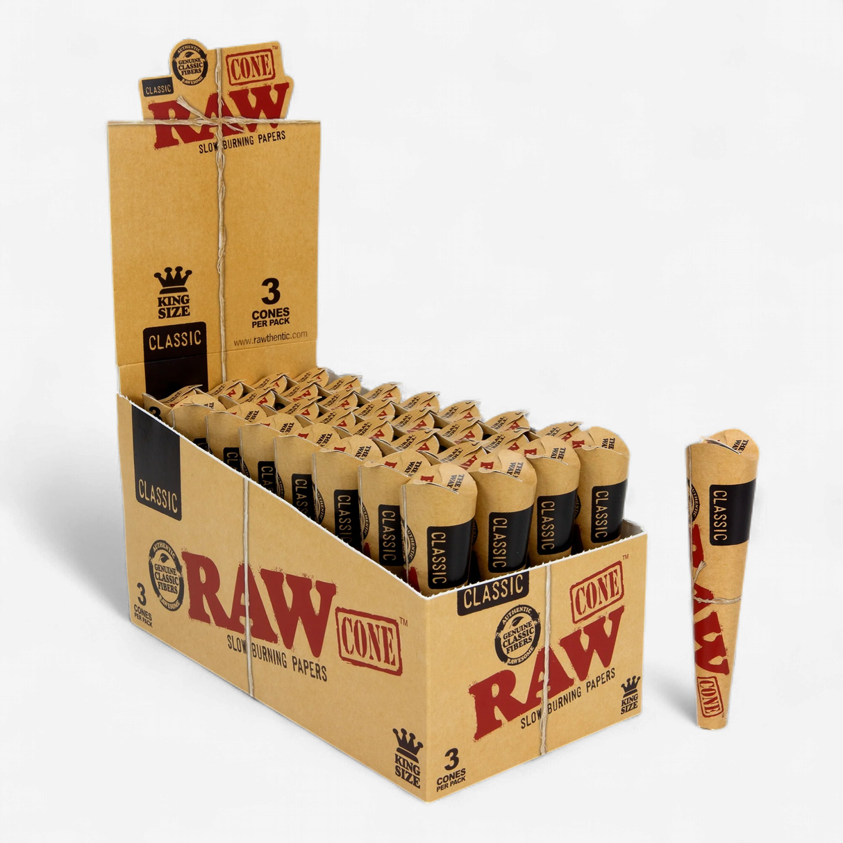 Raw Classic King Size Cones