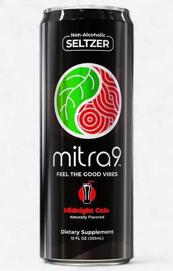 Mitra9 | Kratom Seltzers - Midnight Cola