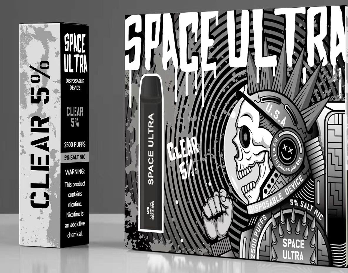 Space Ultra -  2500 -Clear 5% Salt Nic