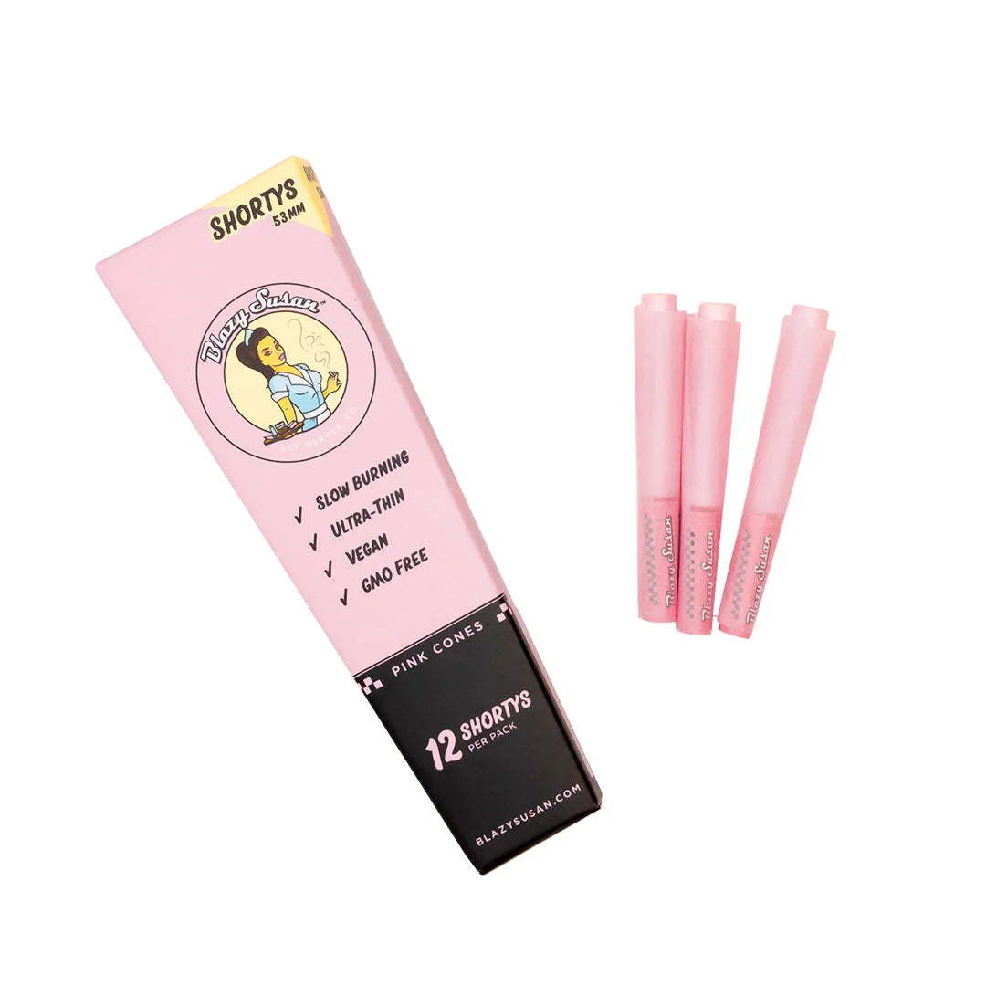 Shorty Pink Pre Rolled Cones | 12 Count