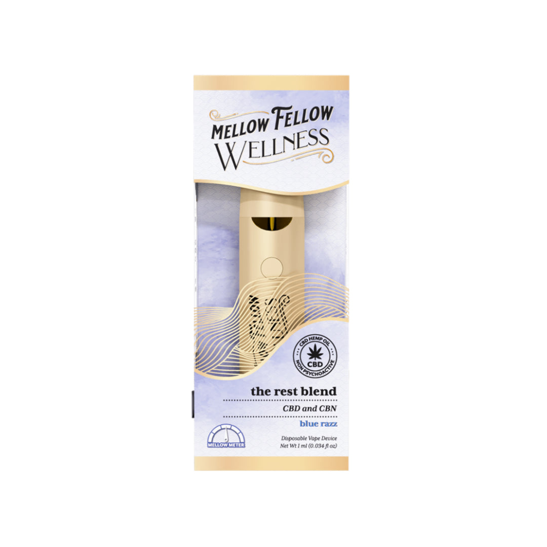 The Rest Blend - 1ml CBD Disposable Vape (Blue Razz)